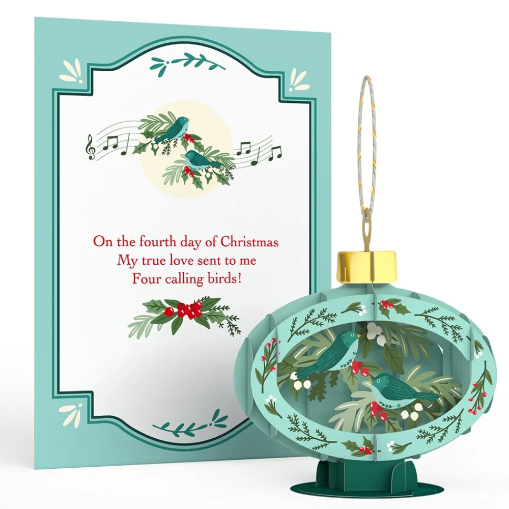 Lovepop Advent Calendars|Decor|12 Days of Christmas Merry Ornament Set
