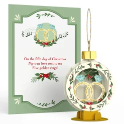 Lovepop Advent Calendars|Decor|12 Days of Christmas Merry Ornament Set