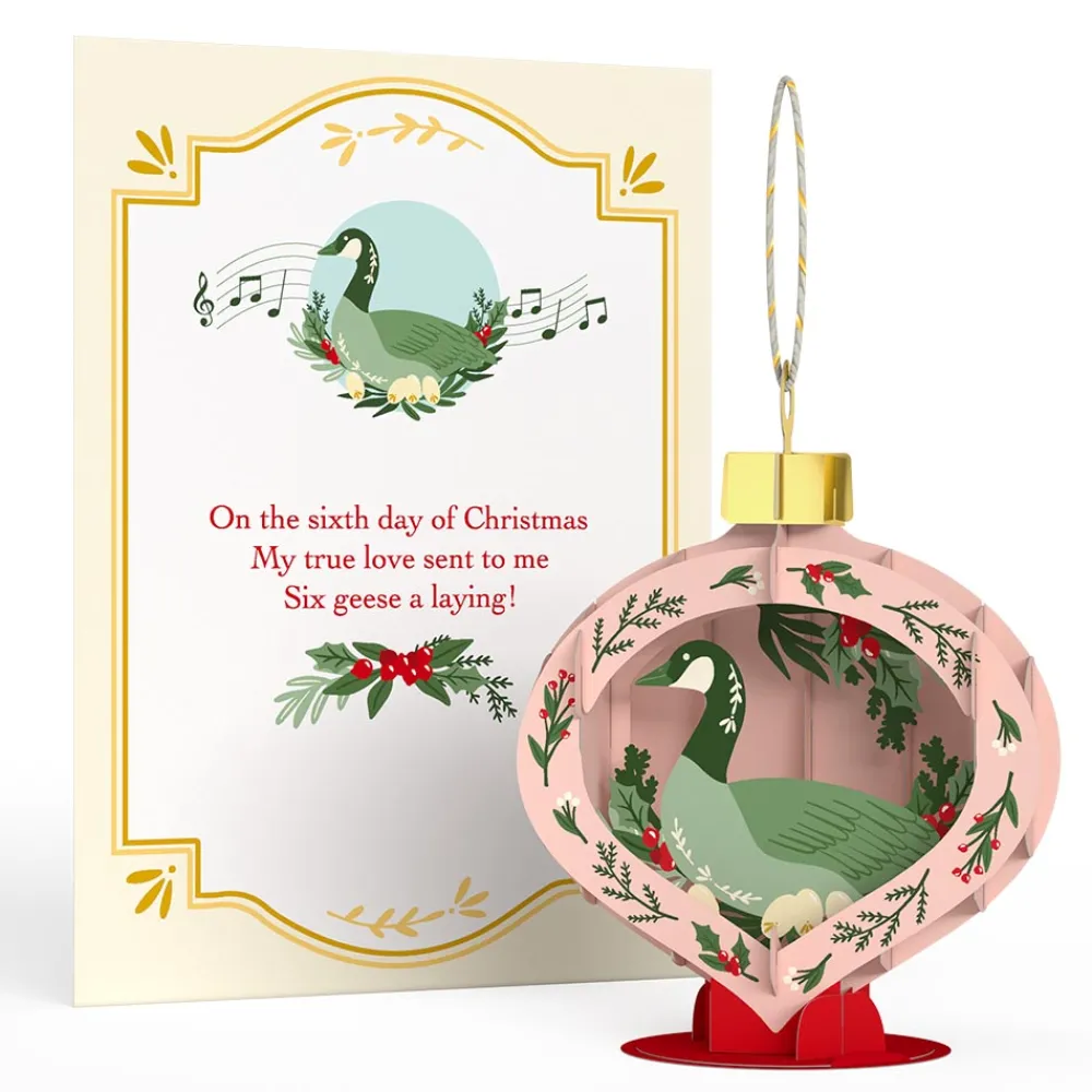 Lovepop Advent Calendars|Decor|12 Days of Christmas Merry Ornament Set
