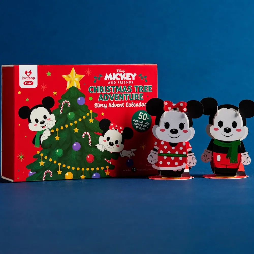 Lovepop Advent Calendars|Christmas 12/25|Advent Calendar: Disney's Mickey and Friends Christmas Tree Adventure