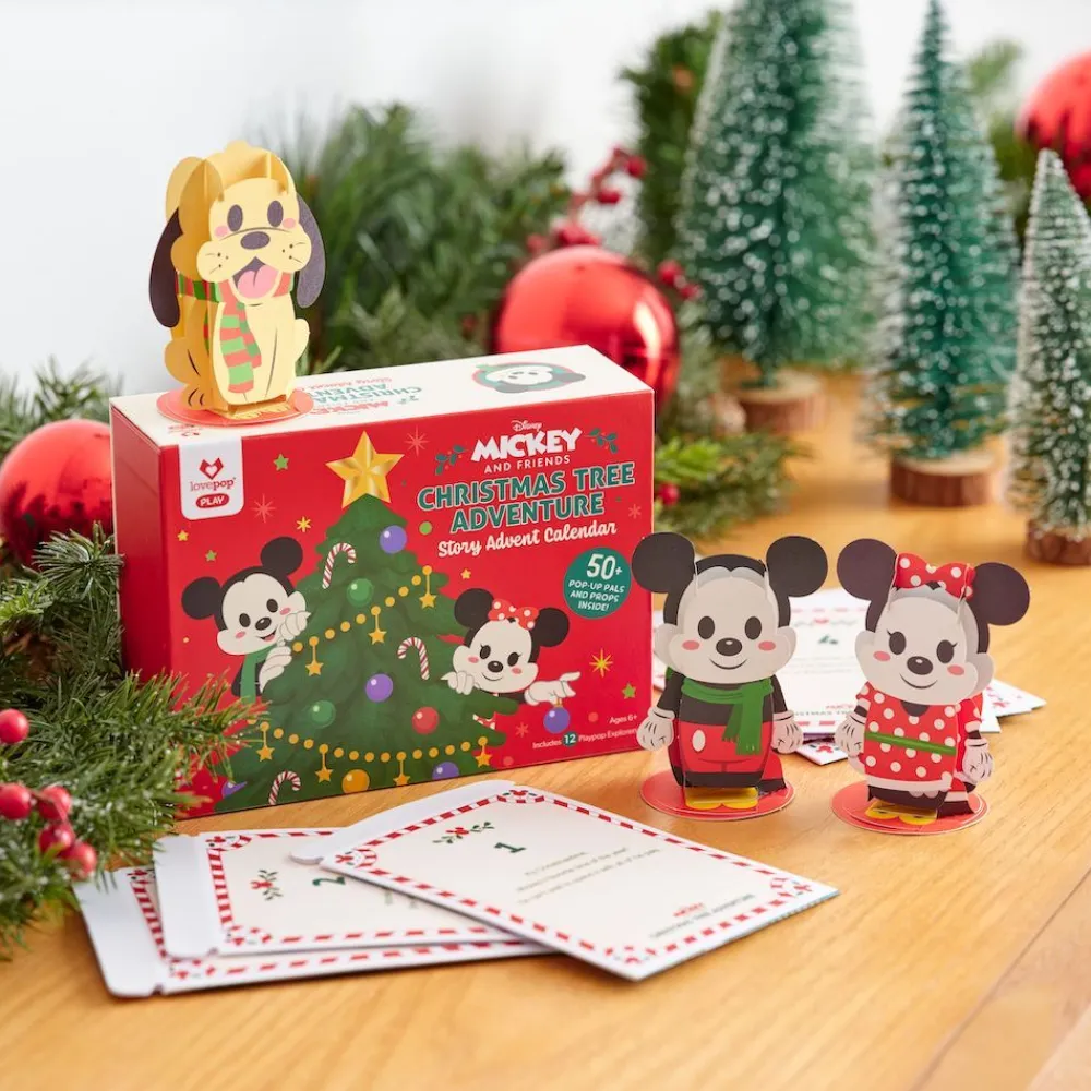 Lovepop Advent Calendars|Christmas 12/25|Advent Calendar: Disney's Mickey and Friends Christmas Tree Adventure