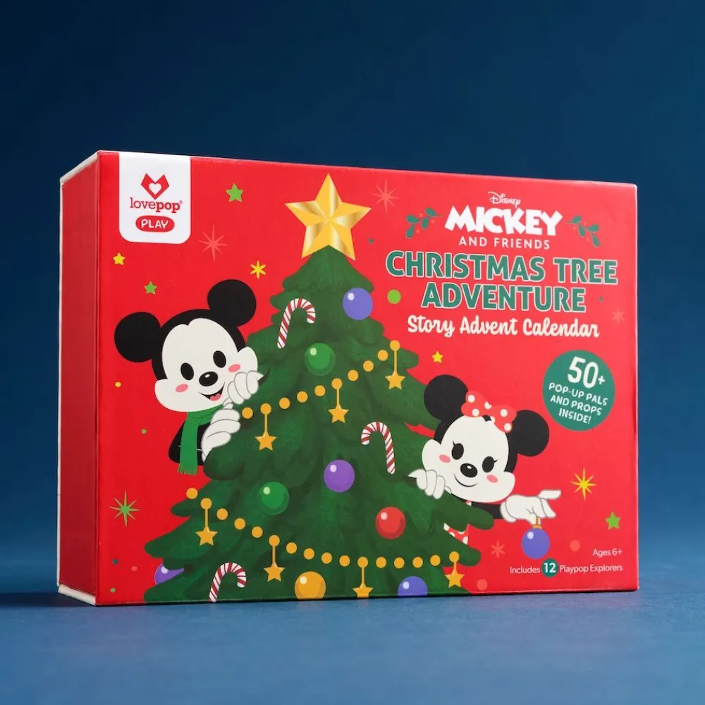 Lovepop Advent Calendars|Christmas 12/25|Advent Calendar: Disney's Mickey and Friends Christmas Tree Adventure