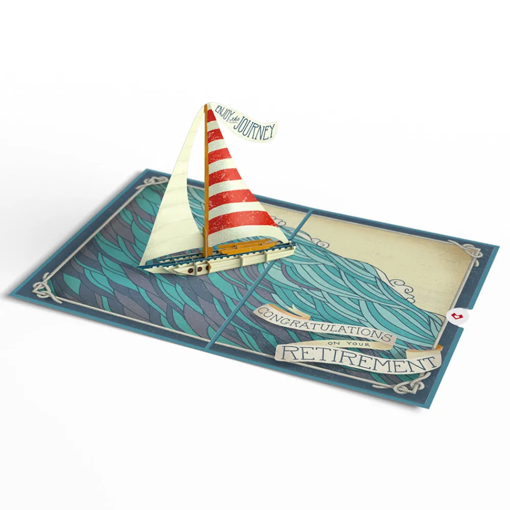 Lovepop Congratulations|Retirement|Adventure Awaits Retirement Pop-Up Card