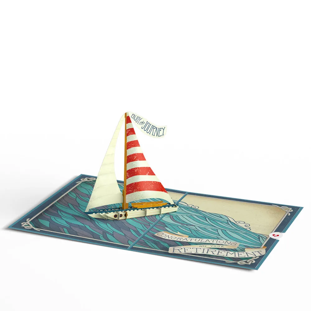 Lovepop Congratulations|Retirement|Adventure Awaits Retirement Pop-Up Card