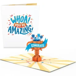 Lovepop Congratulations|Graduation|Amazing Congrats Trophy: Paperpop® Card