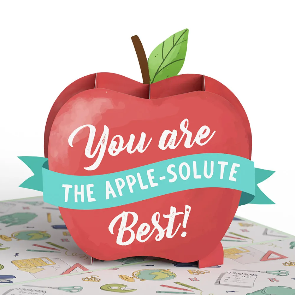 Lovepop Just Because|Thank You|Amazing Teacher Apple Pop-Up Card