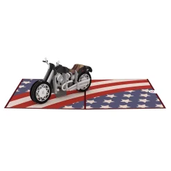 Lovepop Greeting Cards|Just Because|American Motorcycle Pop-Up Card