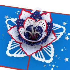 Lovepop Greeting Cards|Just Because|Americana Bloom Pop-Up Card