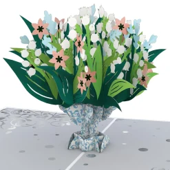 Lovepop Greeting Cards|Anniversary|Anniversary Lily of the Valley Pop-Up Card