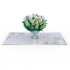 Lovepop Greeting Cards|Anniversary|Anniversary Lily of the Valley Pop-Up Card
