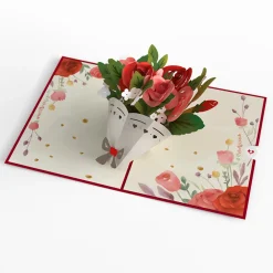 Lovepop Greeting Cards|Anniversary|Anniversary Roses Bouquet Pop-Up Card