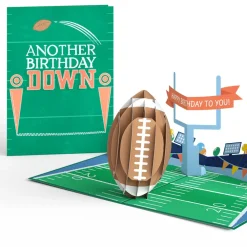 Lovepop Greeting Cards|Birthday|Another Birthday Down Football Pop-Up Card