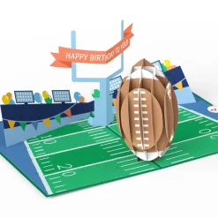 Lovepop Greeting Cards|Birthday|Another Birthday Down Football Pop-Up Card