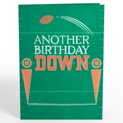 Lovepop Greeting Cards|Birthday|Another Birthday Down Football Pop-Up Card