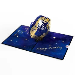 Lovepop Birthday|Her|Aquarius Zodiac Birthday Pop-Up Card