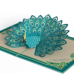 Lovepop Greeting Cards|Mother'S Day 5/11|Art Deco Mother's Day Peacock Pop-Up Card