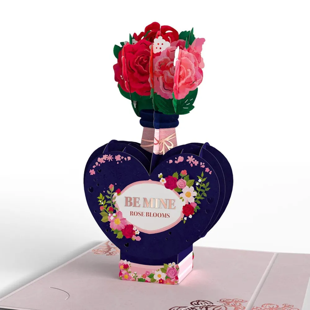 Lovepop Pop-Up Bouquets|Valentine'S Day 2/14|Be Mine Pop-Up Card with Mini Potion Bouquet