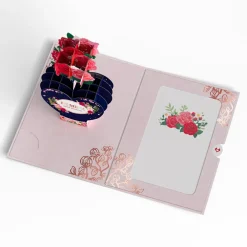 Lovepop Pop-Up Bouquets|Valentine'S Day 2/14|Be Mine Pop-Up Card with Mini Potion Bouquet
