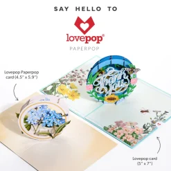 Lovepop Value Packs|Just Because|Beautiful Botanicals Box Set (Assorted 12-Pack): Paperpop® Card
