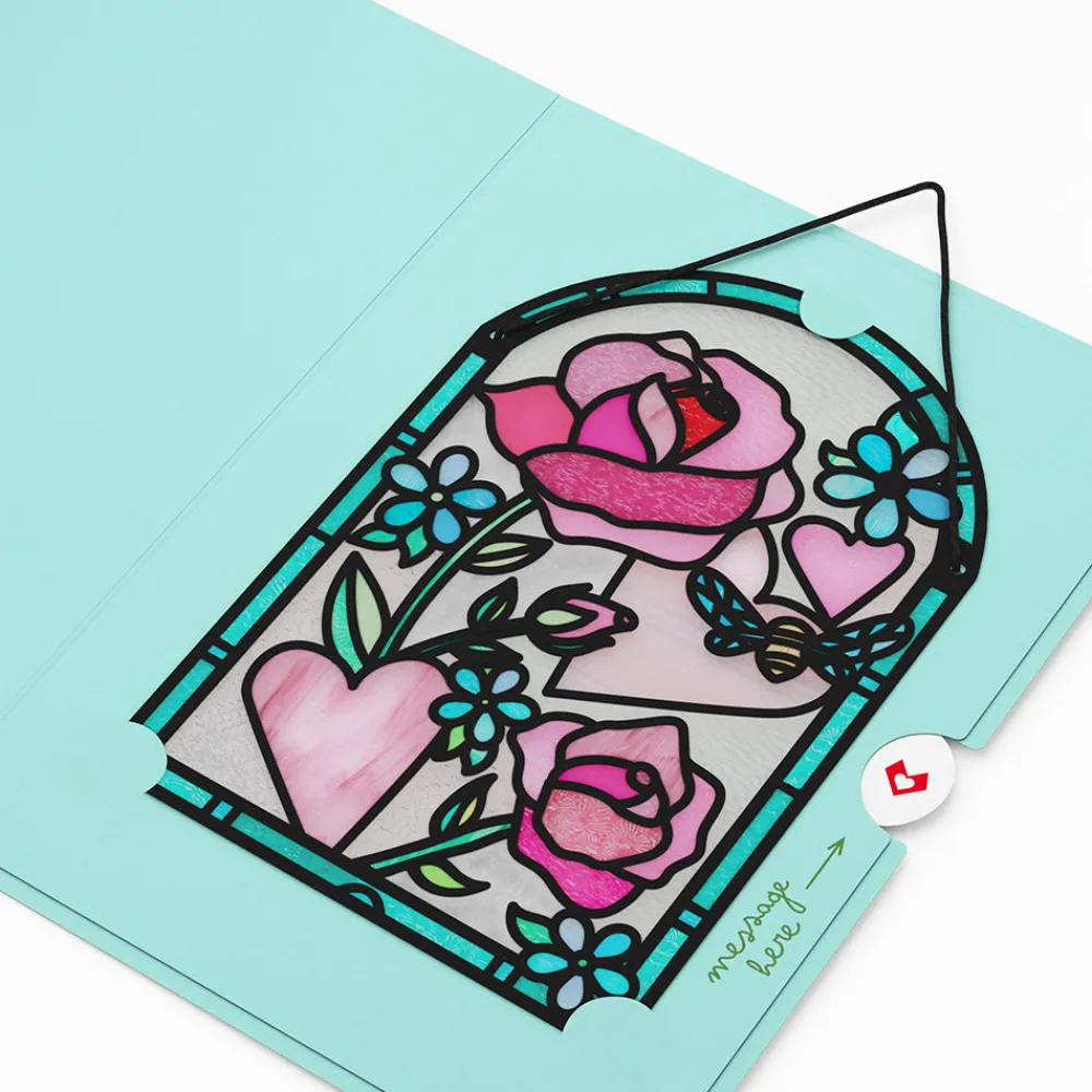 Lovepop Suncatcher Cards|Decor|Bee Mine Suncatcher Card