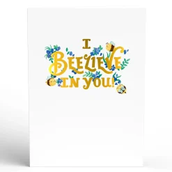 Lovepop Greeting Cards|Just Because|Beelieve Bee-utiful Flower Patch Pop-Up Card
