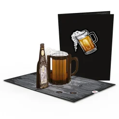 Lovepop Greeting Cards|Congratulations|Beer Pop-Up Card