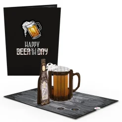 Lovepop Greeting Cards|Birthday|Beer-th Day Pop-Up Card