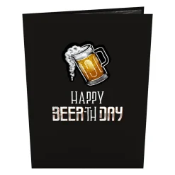 Lovepop Greeting Cards|Birthday|Beer-th Day Pop-Up Card