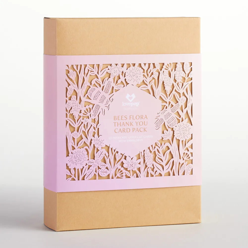 Lovepop Value Packs|Thank You|Bees Flora Thank You Card Pack (12-Pack): Moments™ Card