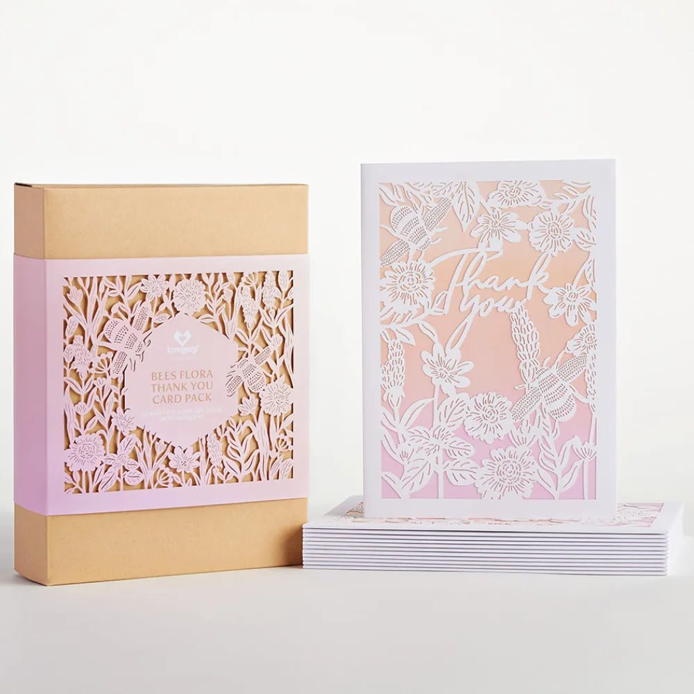 Lovepop Value Packs|Thank You|Bees Flora Thank You Card Pack (12-Pack): Moments™ Card