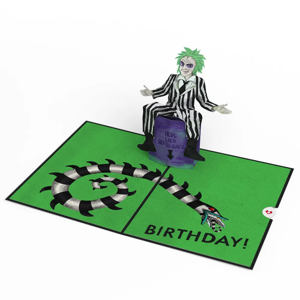 Lovepop Birthday|Halloween 10/31|Beetlejuice Birthday! Birthday! Birthday! Pop-Up Card