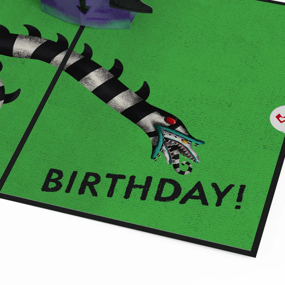 Lovepop Birthday|Halloween 10/31|Beetlejuice Birthday! Birthday! Birthday! Pop-Up Card
