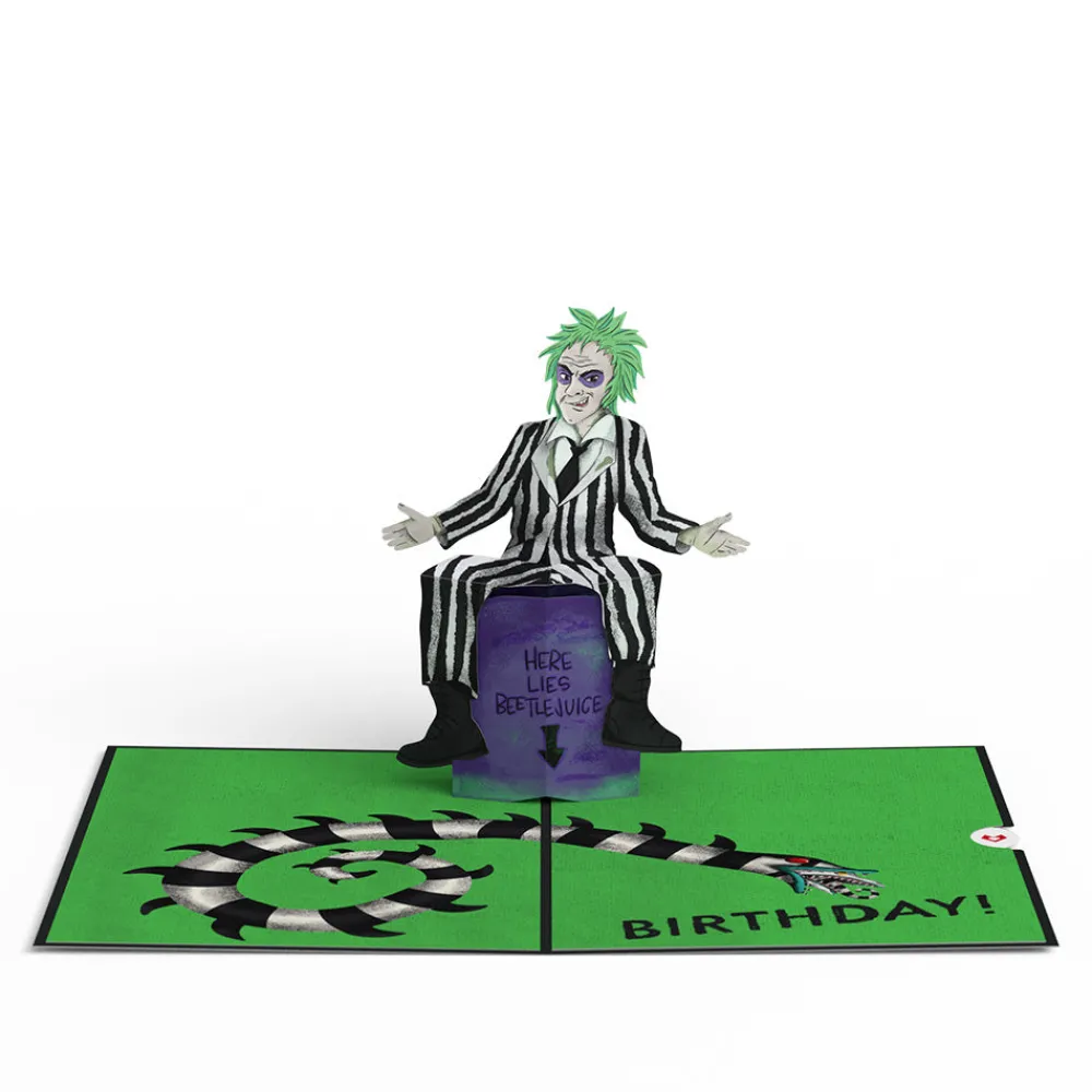 Lovepop Birthday|Halloween 10/31|Beetlejuice Birthday! Birthday! Birthday! Pop-Up Card