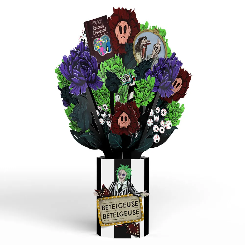 Lovepop Card & Gift Bundles|Decor|Beetlejuice Birthday Pop-Up Card & Bouquet Bundle