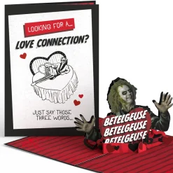 Lovepop Valentine'S Day 2/14|Him|Beetlejuice™ Love Connection Pop-Up Card