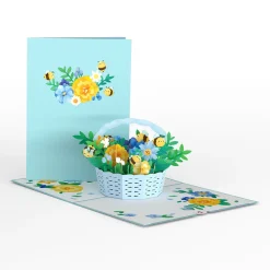 Lovepop Greeting Cards|Just Because|Bee-utiful Flower Patch Pop-Up Card