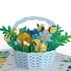 Lovepop Greeting Cards|Just Because|Bee-utiful Flower Patch Pop-Up Card