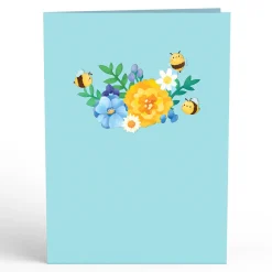 Lovepop Greeting Cards|Just Because|Bee-utiful Flower Patch Pop-Up Card