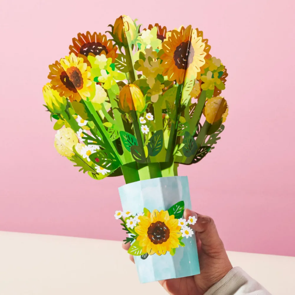 Lovepop Pop-Up Bouquets|Card & Gift Bundles|Berry Sweet Birthday Suncatcher Card & Pop-Up Bouquet Bundle