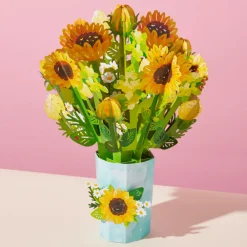 Lovepop Pop-Up Bouquets|Card & Gift Bundles|Berry Sweet Birthday Suncatcher Card & Pop-Up Bouquet Bundle
