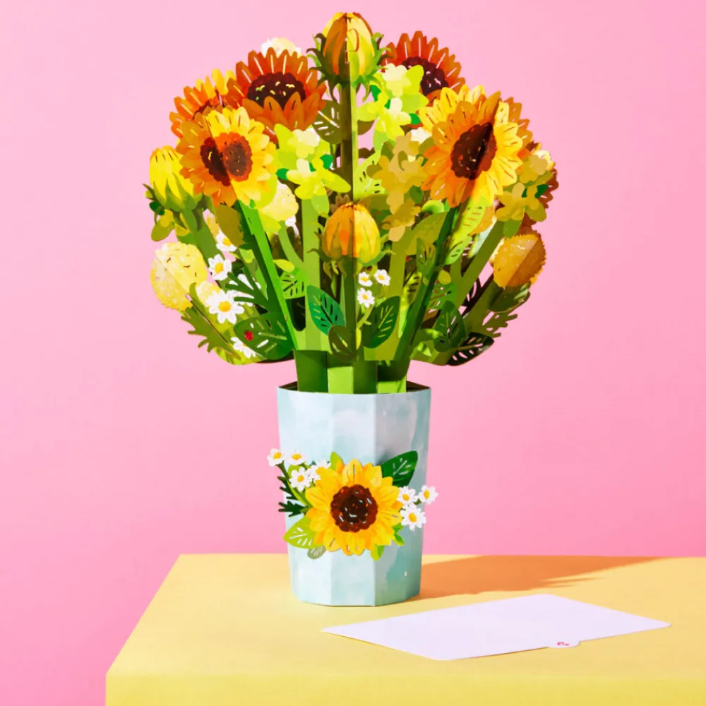 Lovepop Pop-Up Bouquets|Card & Gift Bundles|Berry Sweet Birthday Suncatcher Card & Pop-Up Bouquet Bundle