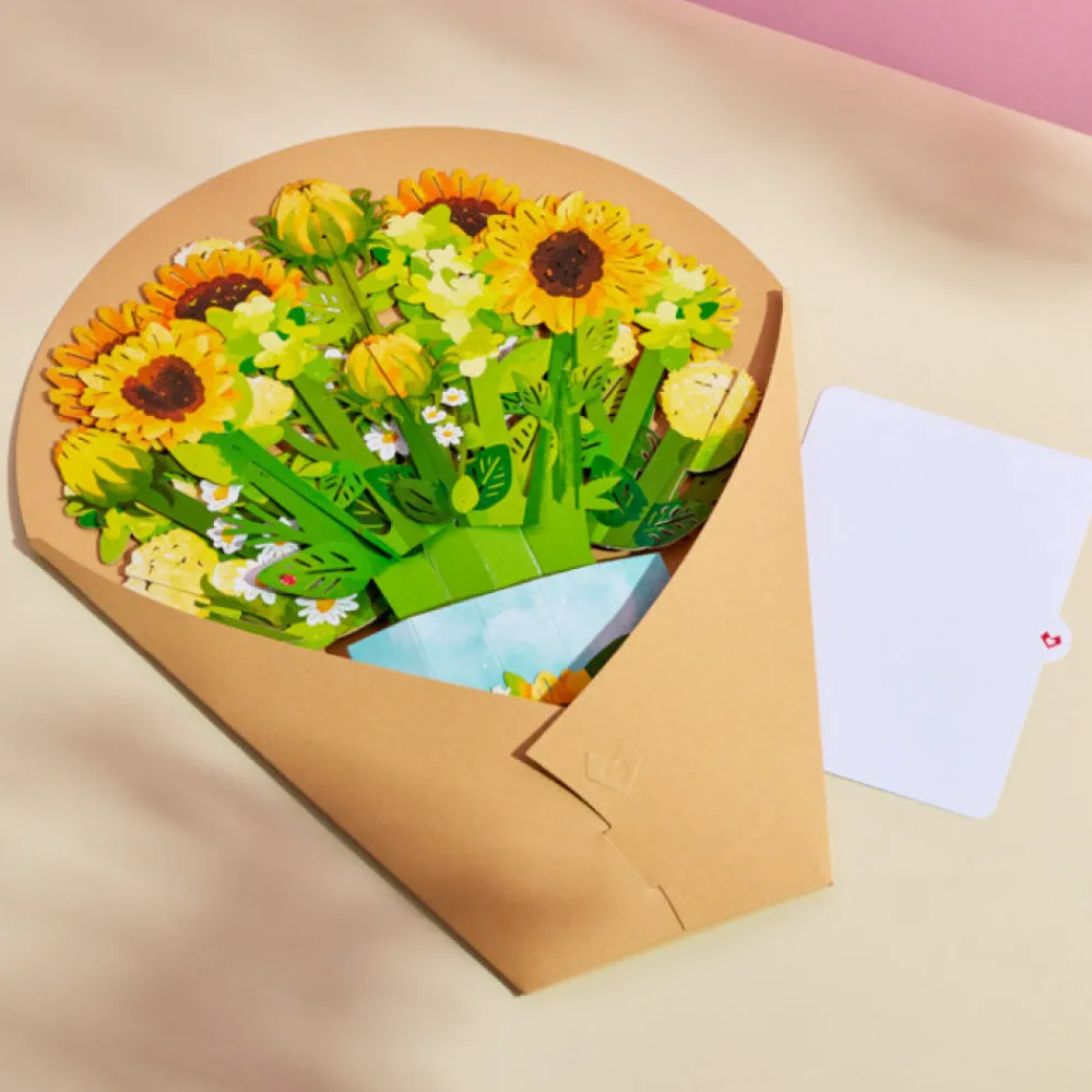Lovepop Pop-Up Bouquets|Card & Gift Bundles|Berry Sweet Birthday Suncatcher Card & Pop-Up Bouquet Bundle