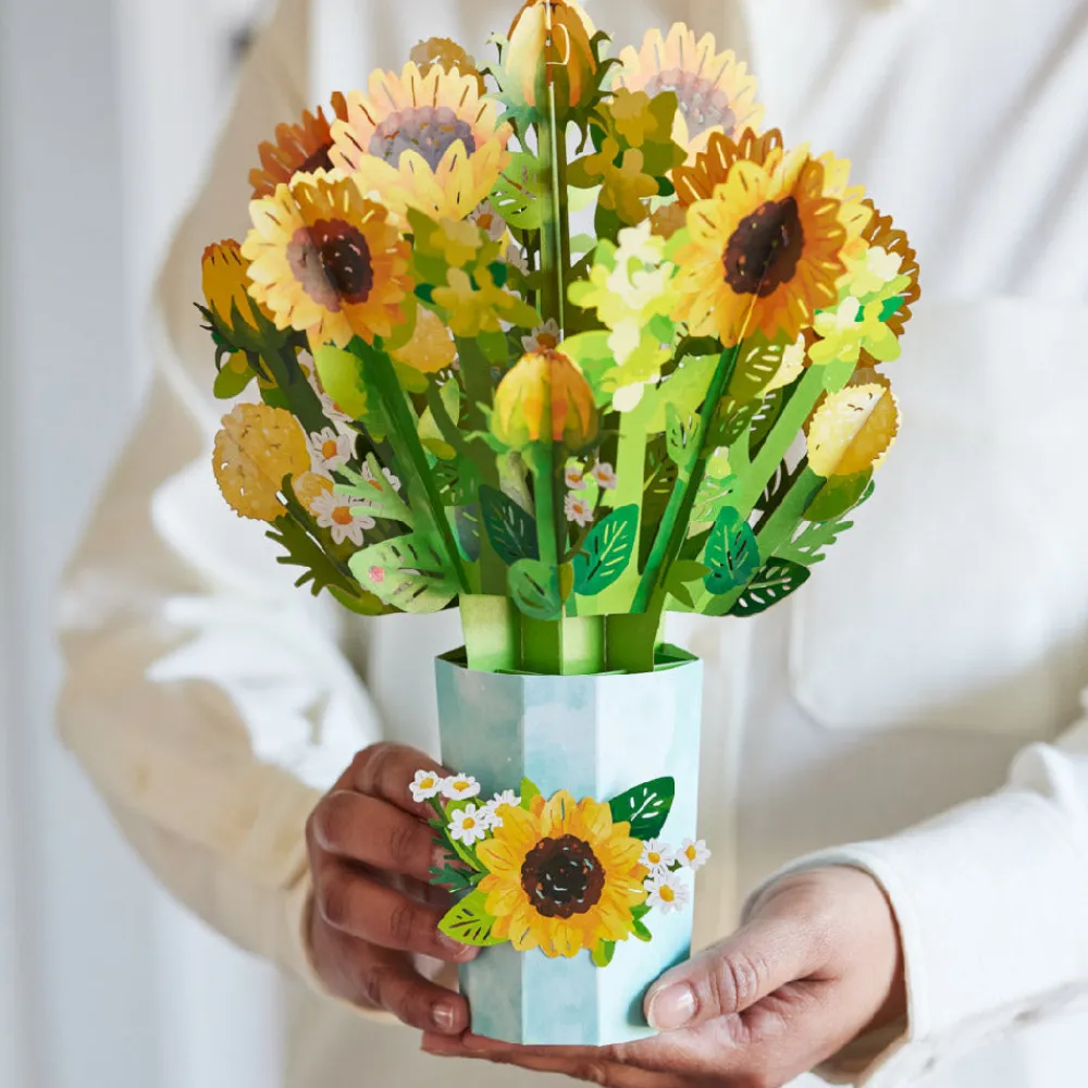 Lovepop Pop-Up Bouquets|Card & Gift Bundles|Berry Sweet Birthday Suncatcher Card & Pop-Up Bouquet Bundle