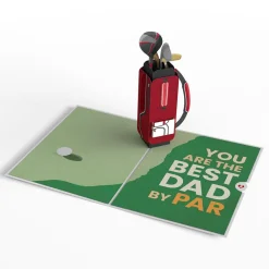 Lovepop Father'S Day 6/15|Dad|Best Dad By Par Pop-Up Card