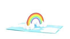 Lovepop Greeting Cards|Just Because|Better Days Ahead Rainbow Pop-Up Card
