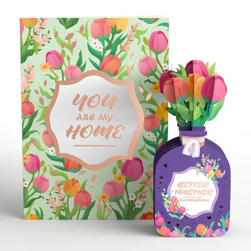 Lovepop Pop-Up Bouquets|Valentine'S Day 2/14|Better Together Pop-Up Card with Mini Potion Bouquet