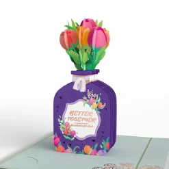 Lovepop Pop-Up Bouquets|Valentine'S Day 2/14|Better Together Pop-Up Card with Mini Potion Bouquet