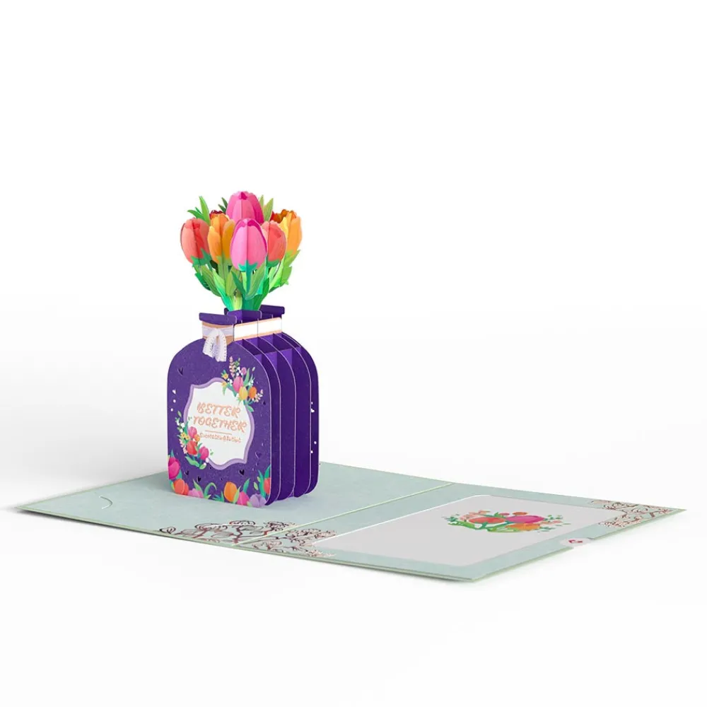 Lovepop Pop-Up Bouquets|Valentine'S Day 2/14|Better Together Pop-Up Card with Mini Potion Bouquet