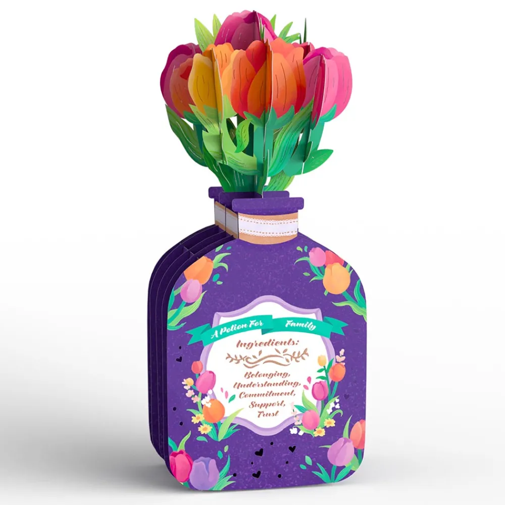 Lovepop Pop-Up Bouquets|Valentine'S Day 2/14|Better Together Pop-Up Card with Mini Potion Bouquet