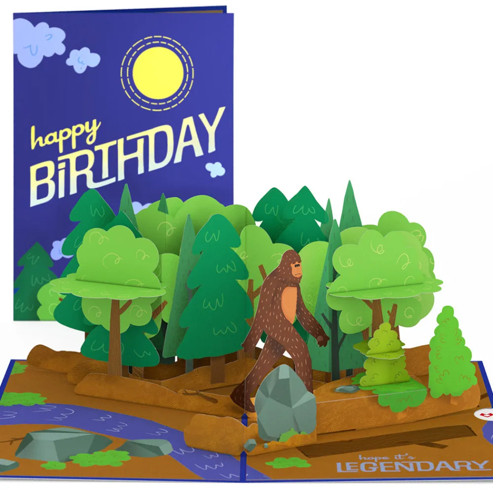 Lovepop Greeting Cards|Birthday|Bigfoot Legendary Birthday Pop-Up Card